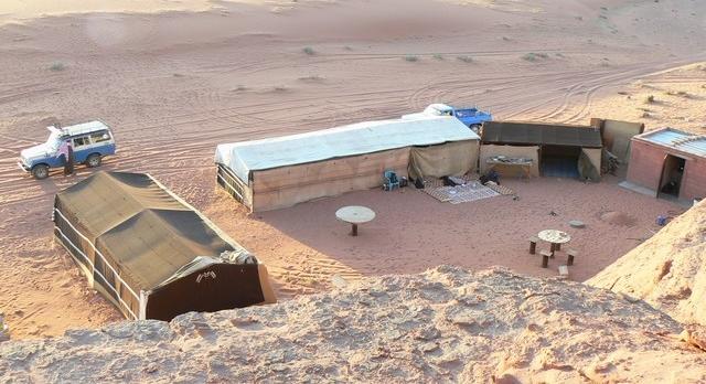 Voyage sur-mesure, Campement à Wadi Rum